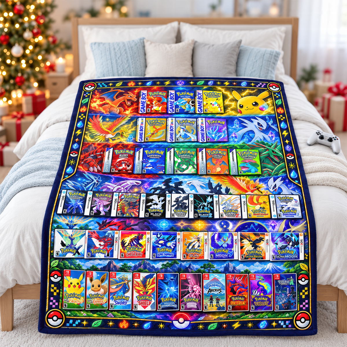 Creature Card Blanket - Personalized Gifts 09naqn071026-Homacus