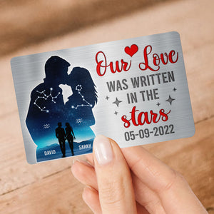 Personalized Gifts For Couple Aluminum Wallet Card 03xqqn020125-Homacus