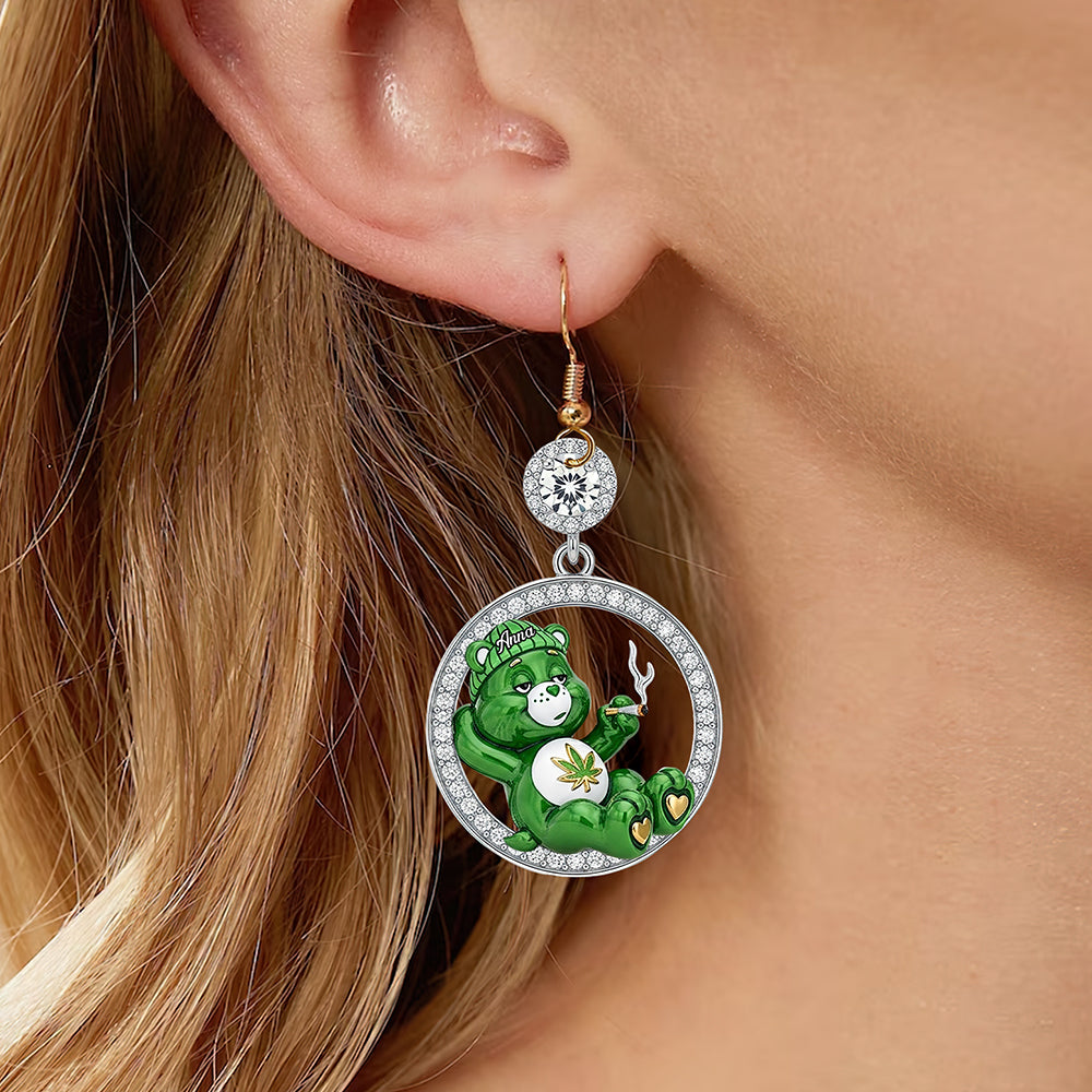 Cute Weed Earrings - Personalized Gifts For Weed Lovers 01toqn040725-Homacus