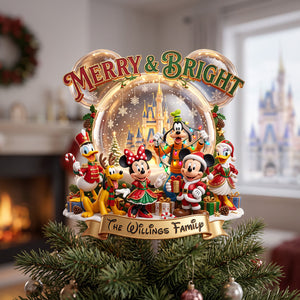 Merry Family Tree Topper - Personalized Christmas Gifts For Family 01pata120826-Homacus
