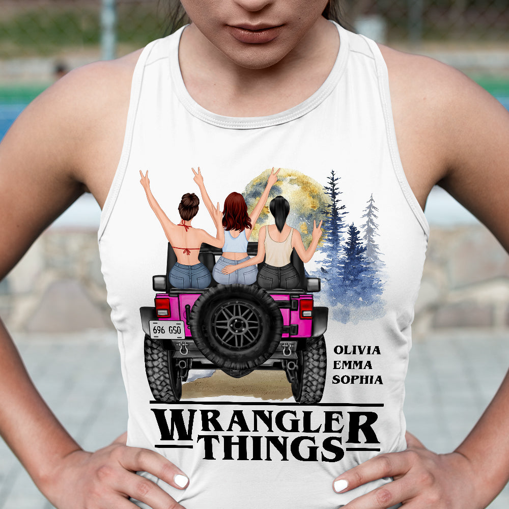 Personalized Gifts For Besties Shirt Wrangler Things-Homacus