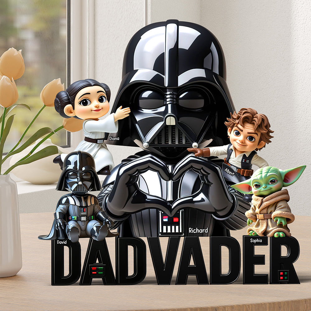 The Strongest Dad Acrylic Plaque Personalized Gifts For Dad 04NAQN070525-Homacus