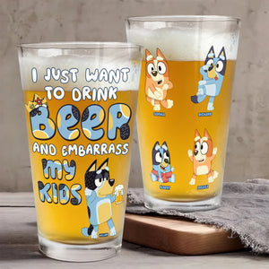 Personalized Gifts For Dad Beer Glass 01qhqn210524-Homacus