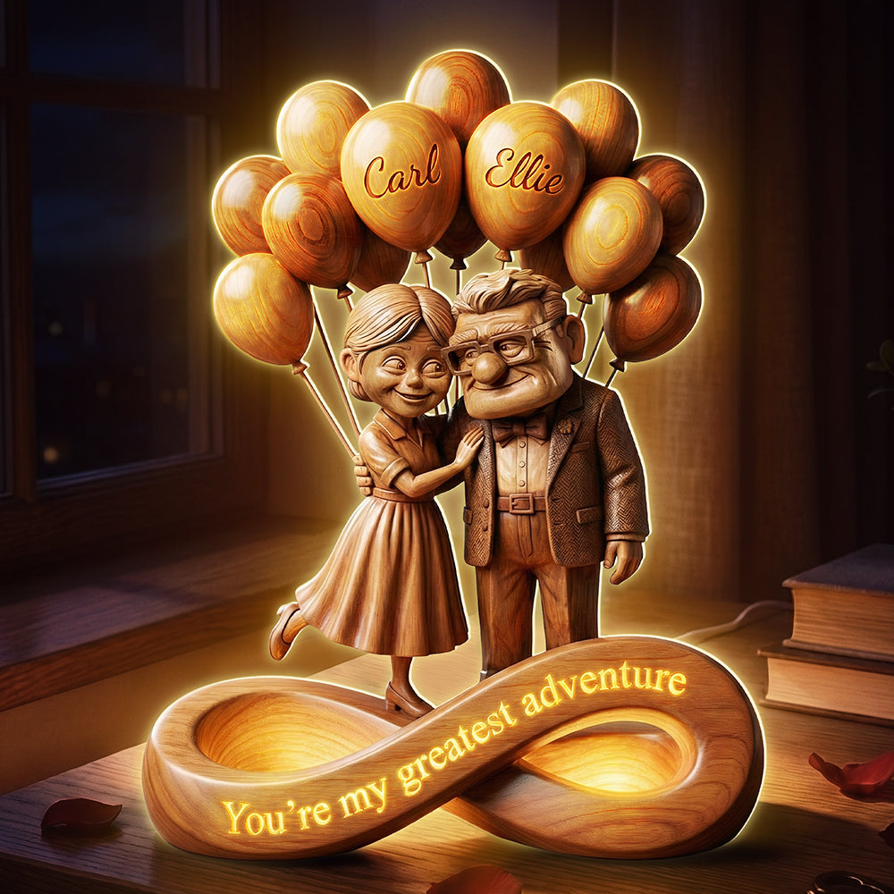 Old Couple Infinity Acrylic Light Box - Personalized Gifts For Couple 02pata140126-Homacus