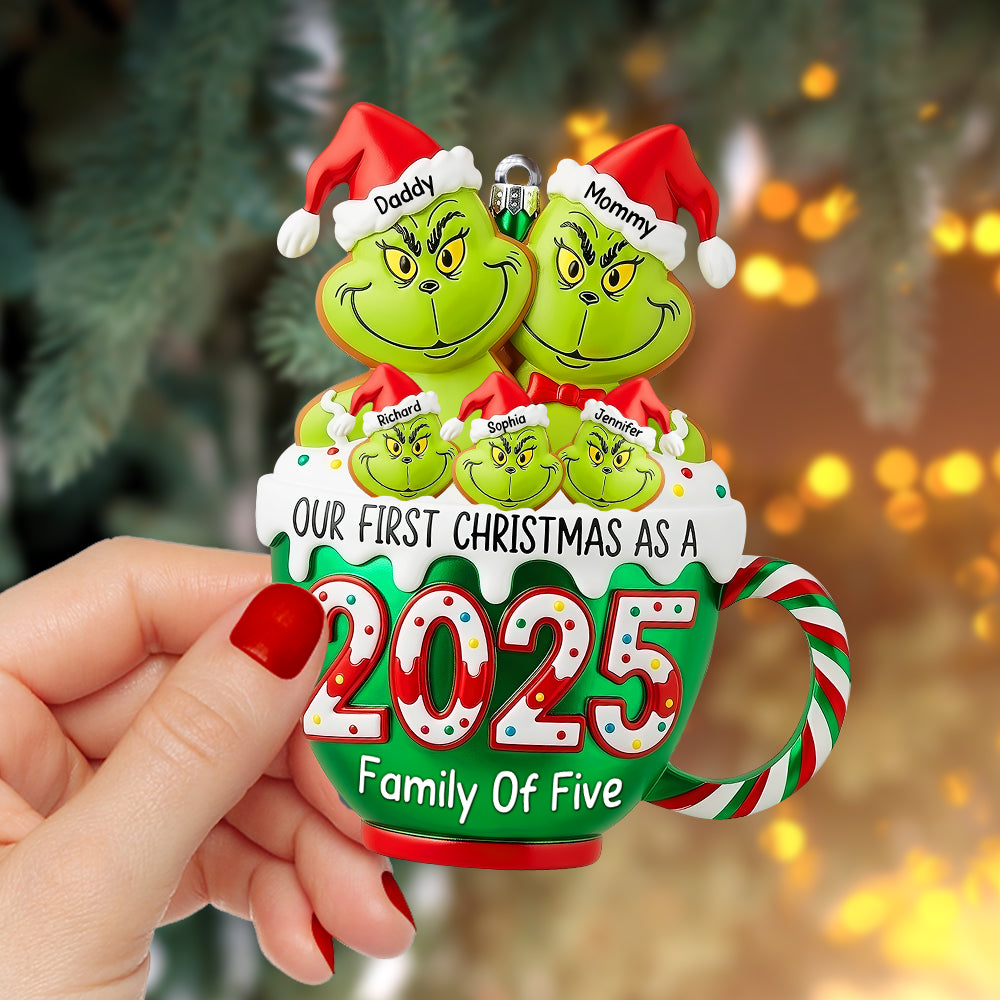 Playful Family Christmas Ornament - Personalized Gifts For Family 02tgqn180825-Homacus