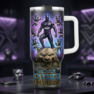 The Best Warrior Dad And Kids Tumbler - Personalized Gifts For Dads 03hulu040526-Homacus