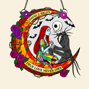 True Love Suncatcher Ornament Personalized Gifts For Couple 04HUDT120825-Homacus