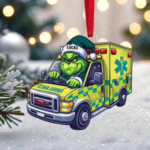 Personalized Gifts For Paramedic Ornament, How The EMT Saved Christmas 04qhtn081124-Homacus