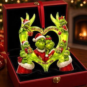 Little Mischief Christmas Ornament - Personalized Gifts For Family 05PALU020926