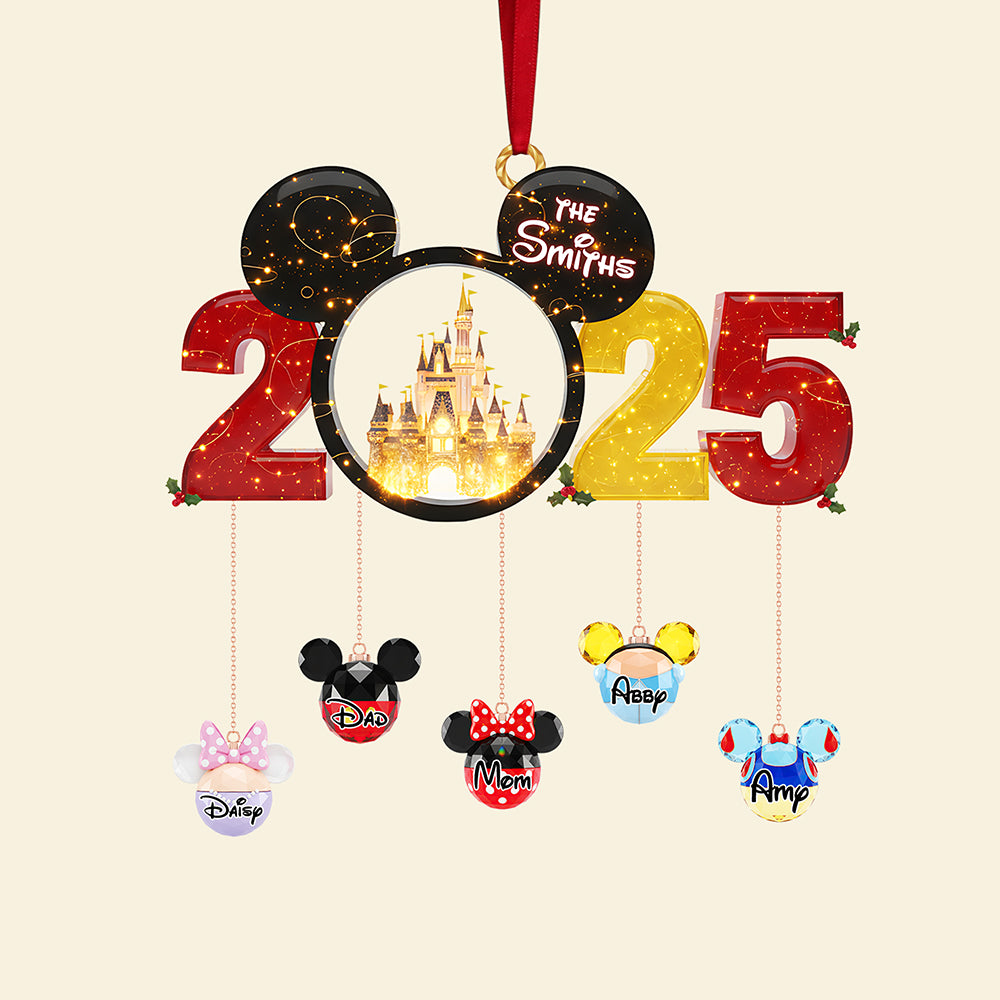 The Family Acrylic Christmas Ornament - Personalized Gifts For Family 05ohta201125-Homacus