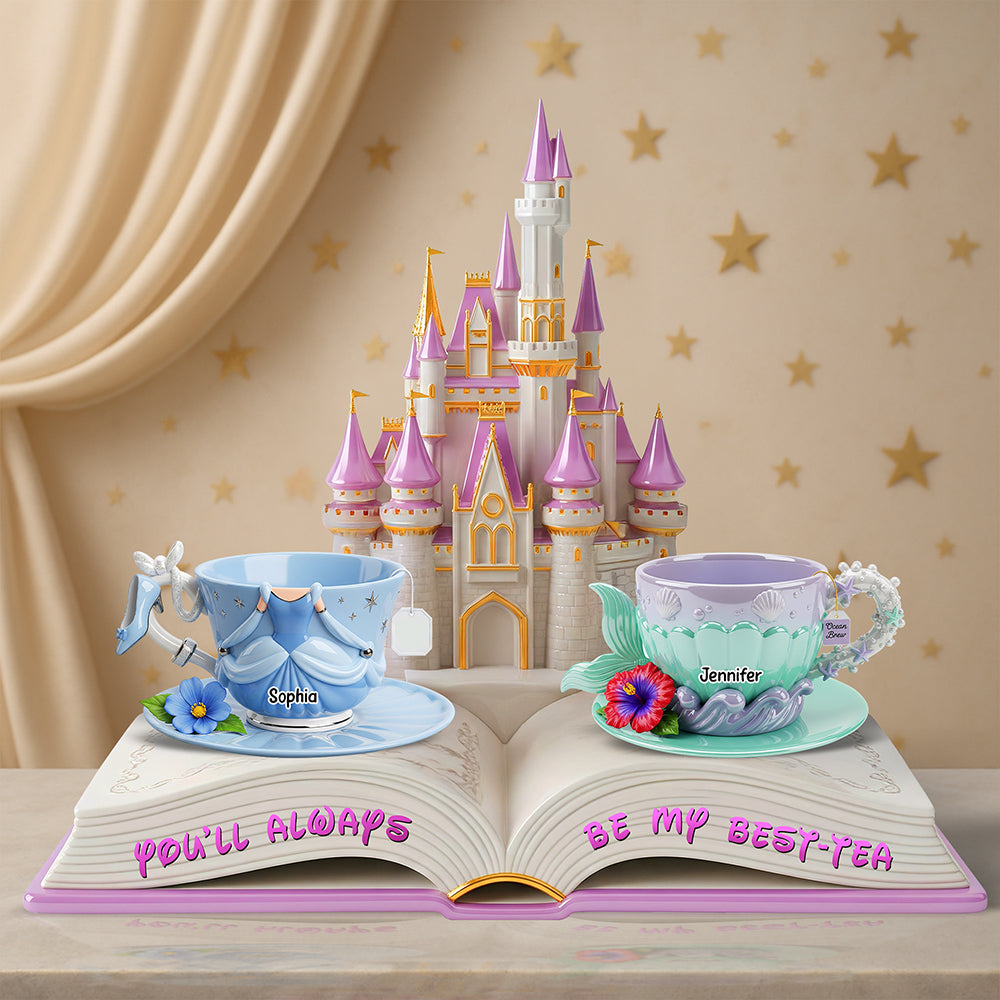 Best-tea Castle Acrylic Plaque - Personalized Gifts For Best Friends 02NAQN030625-Homacus