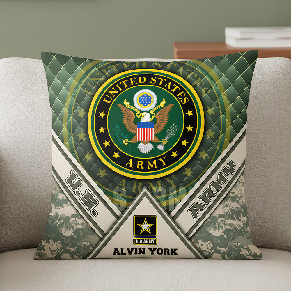 Veteran Square Pillow - Personalized Gifts For Veteran 05hudt171225-Homacus