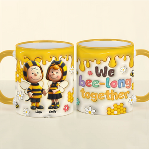 Personalized Gifts For Couple Coffee Mug 02tgpu091224 We Bee-long Together-Homacus