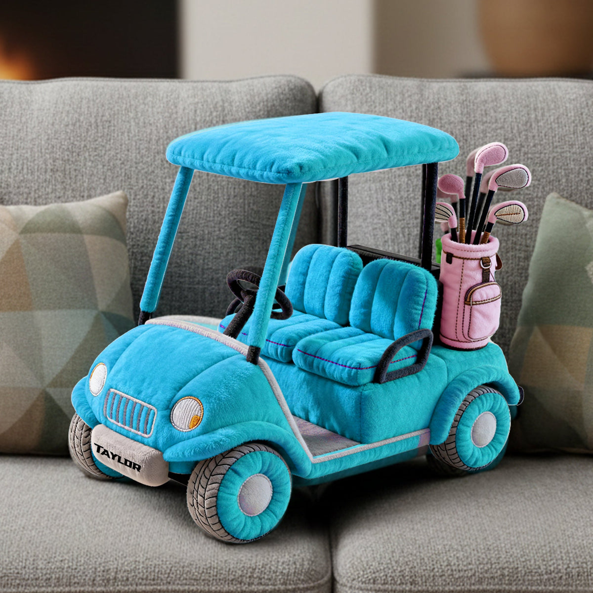 Golf Cart Adventures Pillow - Personalized Gift For Golfers 05OHLU091225-Homacus