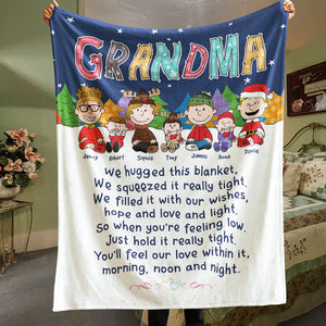 Personalized Gifts For Grandma Christmas Blanket 05KADT251124HH-Homacus