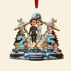 Family Custom Shape Acrylic Ornament, Personalized Gifts For Christmas 03pata171025-Homacus