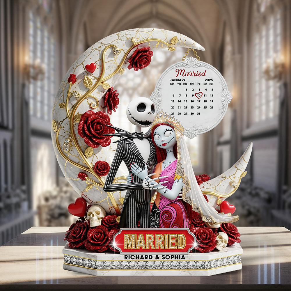 Married Couple Acrylic Plaque - Personalized Gifts For Couple 04OHQN250625-Homacus