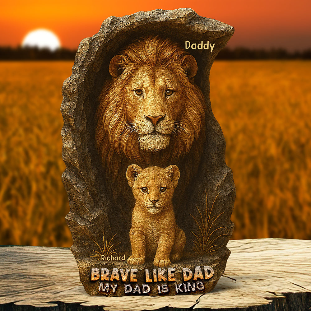 Brave Like Dad – Custom Christmas Gift For The Strongest Father 05xqqn010425-Homacus
