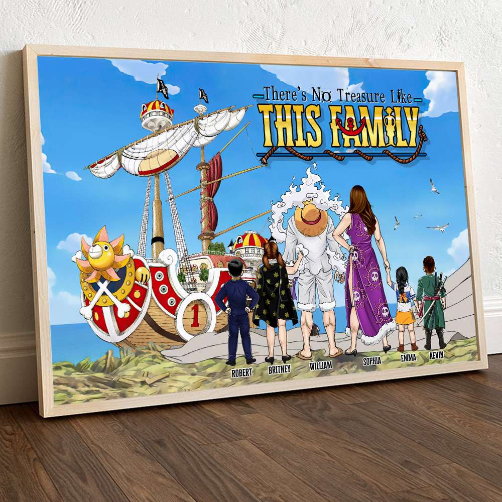 Personalized Gifts For Family Canvas Print There's No Treasure Like This Family 02HUDT210324PA-Homacus