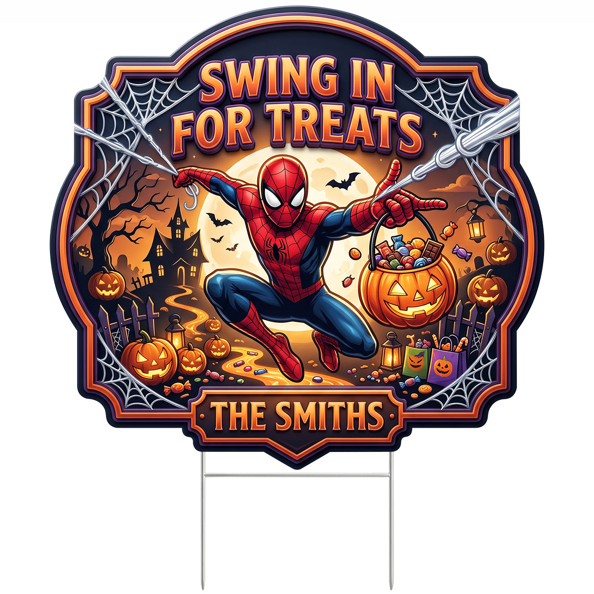 Adventures Halloween Yard Sign - Personalized Garden Gifts 04HADT040826
