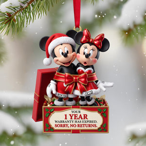 No Returns Christmas Ornament - Personalized Funny Gifts For Couple 05natn170926-Homacus