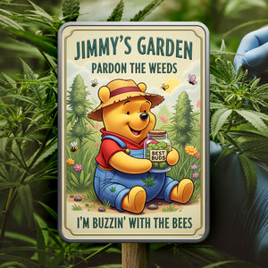 Chill Garden Metal Sign Personalized Gifts For Stoners 05TOLU110625-Homacus