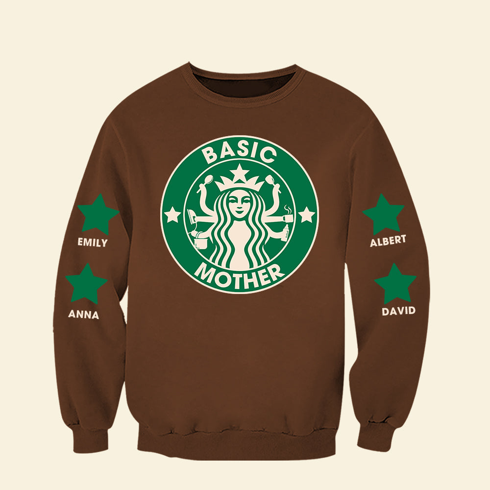 Personalized Gifts For Mom Shirt, Busy Mom Needs Coffee 04qhqn070325-Homacus