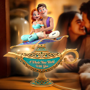 Romantic Couple Acrylic Light Box - Personalized Gifts For Couples 05kiqn161225-Homacus