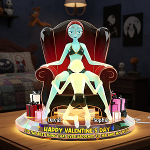 Playful Skeleton Couple Light Box - Personalized Gifts For Couple 03ohlu161225-Homacus