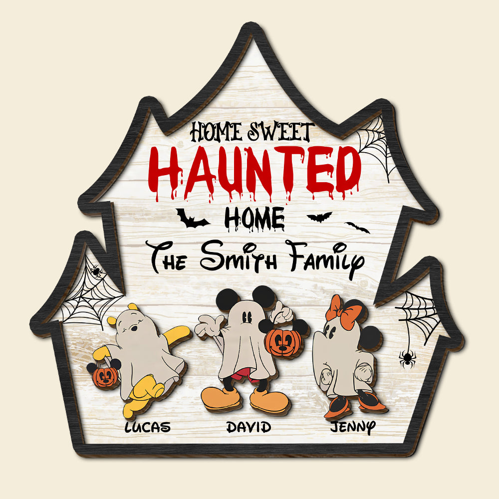 Personalized Gifts For Family Wood Sign 01xqtn150724 Halloween Party Boo Ghost Scary-Homacus