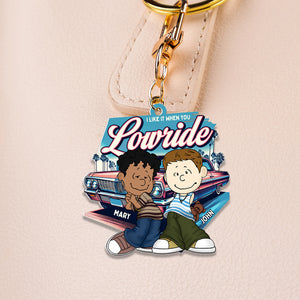 Personalized Gifts For Couple Keychain, Love Lowrider Car 01qhdt040125hg-Homacus