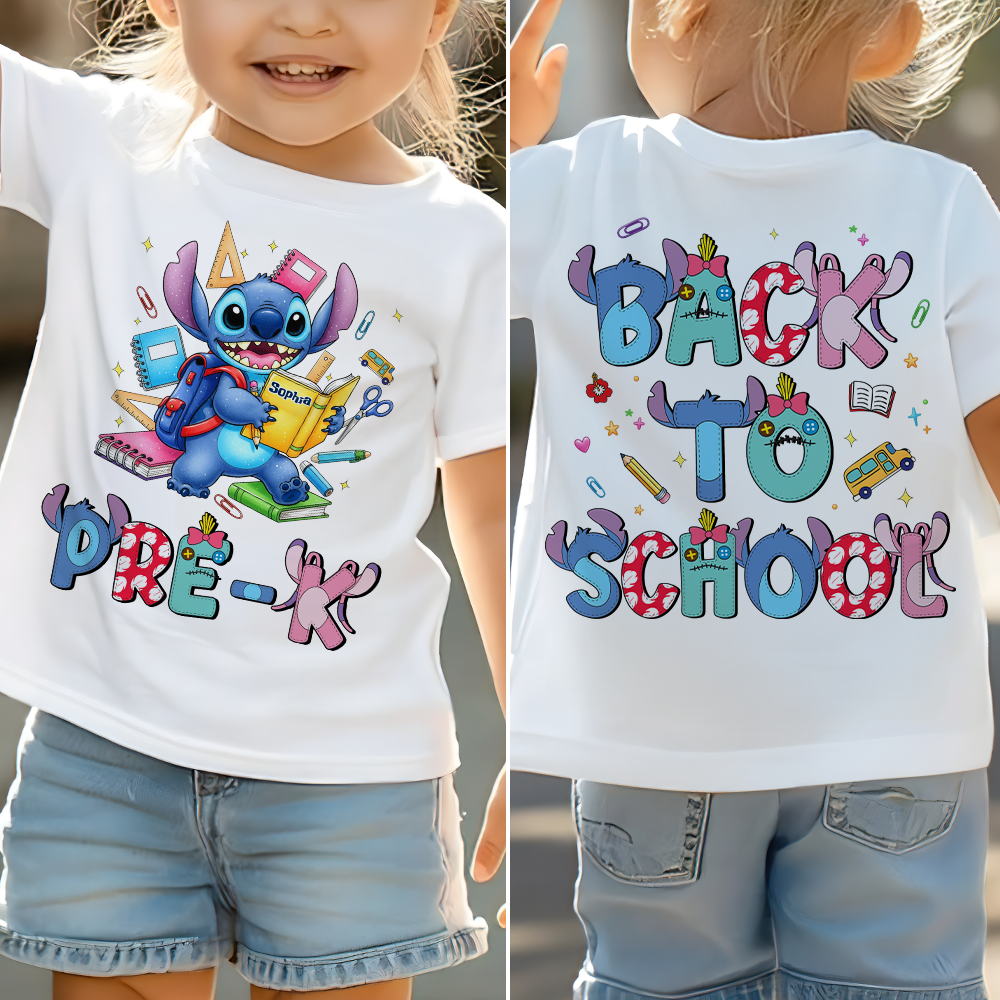 Cute Alien Back To School - Personalized Gifts For Kid 04hupu160625-Homacus