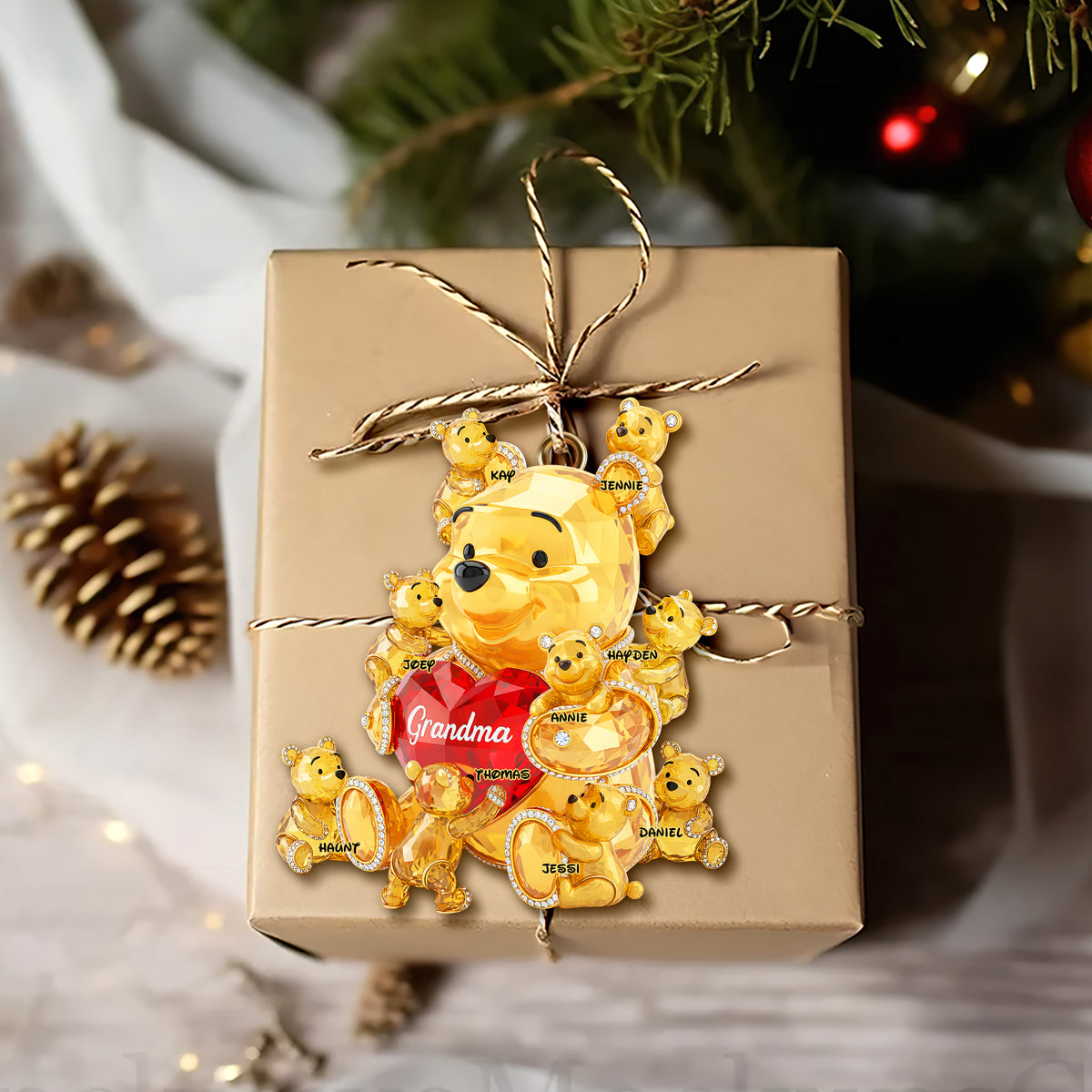 Special Love From Grandkids Ornament - Personalized Christmas Gifts For Grandma 01OHLU250925-Homacus