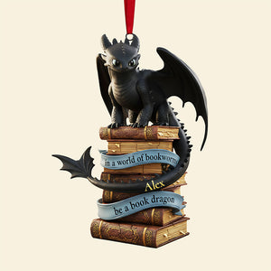 Personalized Gifts For Book Lovers Christmas Ornament 02kita250925-Homacus