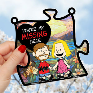 Personalized Gifts For Couple Suncatcher Ornament, My Missing Piece 01kaqn080724hh-Homacus