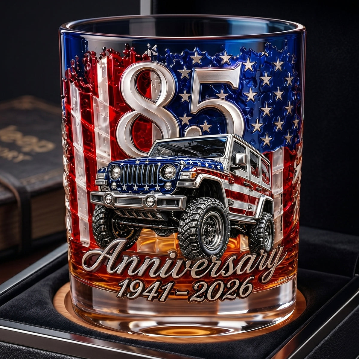 Celebrated 85th Anniversary Drinking Glass - Personalized Gifts 02padt290526-Homacus