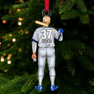 Personalized Gift For Baseball Batter Christmas Ornament 03ACTN141124TM-Homacus