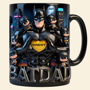 Strong Dad and Kids Magic Coffee Mug - Personalized Gifts For Dad 02ohdt160426-Homacus