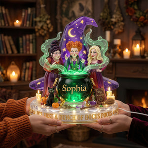 Mystic Sisters Acrylic Light Box - Personalized Gift For Witch Lovers 03NADT210726-Homacus