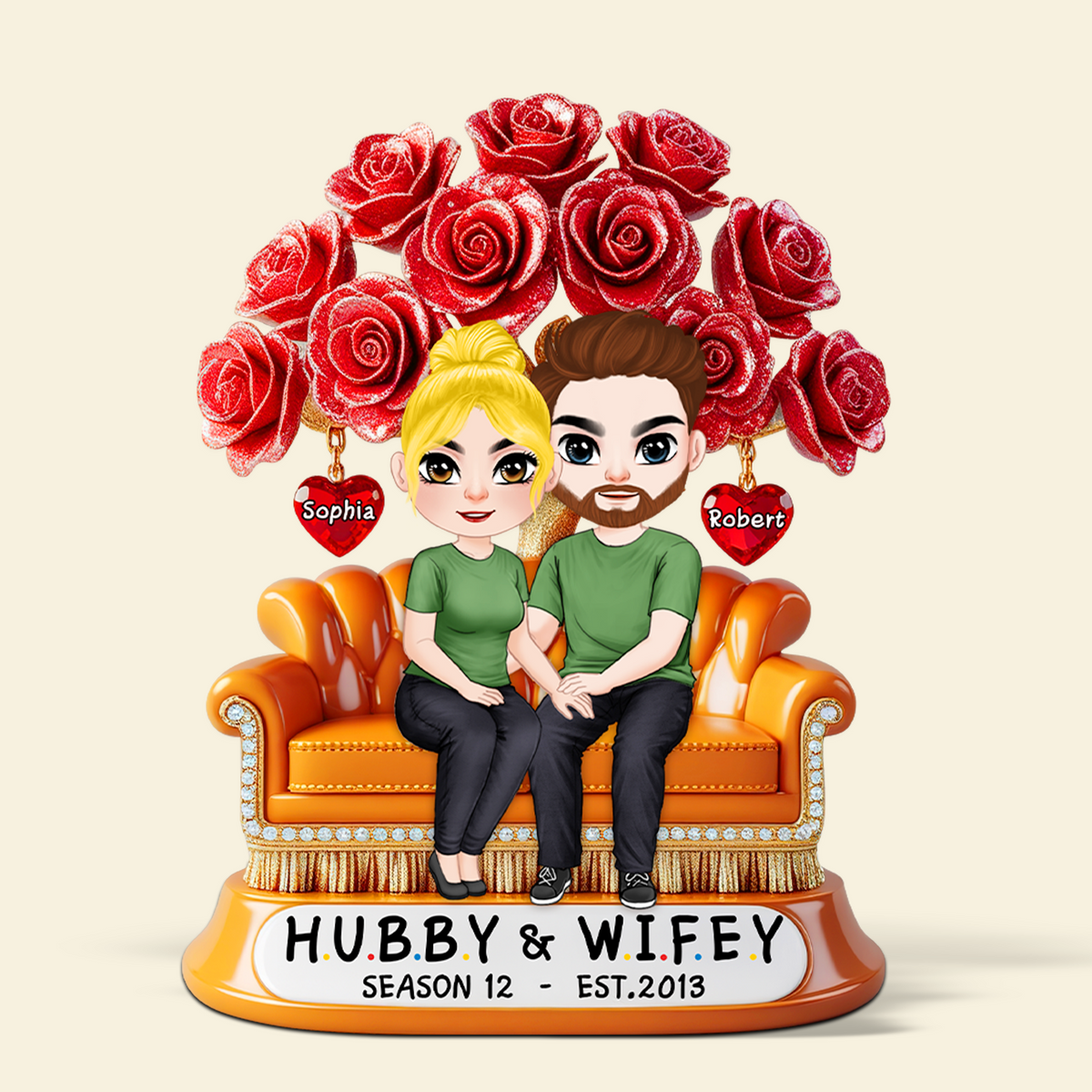 Couple Milestone Acrylic Plaque - Personalized Gifts For Couple 03napu230525-Homacus