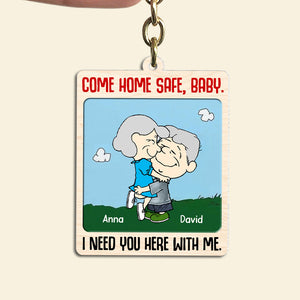 Personalized Gifts For Couple Keychain 03ohtn060125hg I Need You Here With Me-Homacus