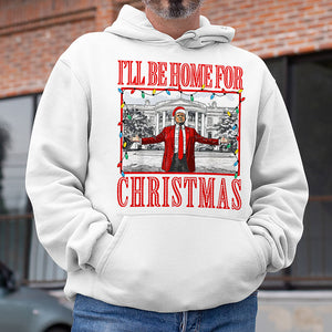 Gift For Christmas Shirt I'll Be Home For Christmas 02ACQN081124-Homacus