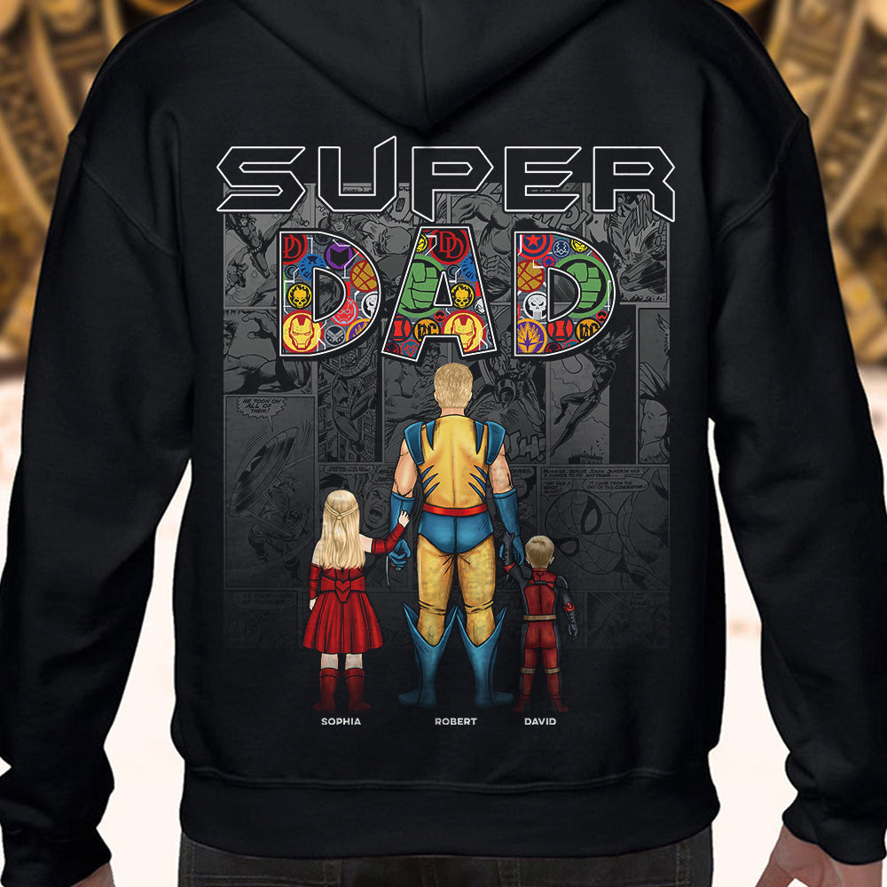 Super Dad Shirt - Personalized Gifts For Dad GRER2005-Homacus