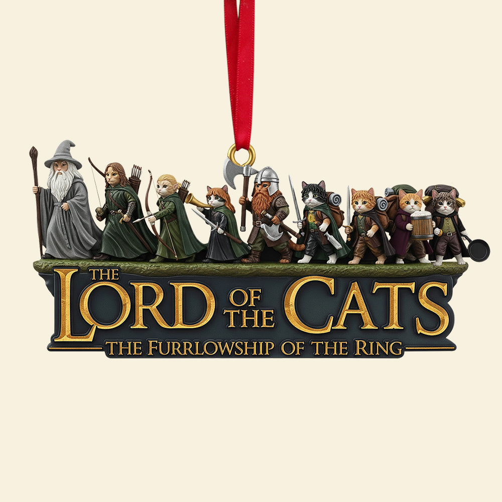 Fantasy Cat Gang Christmas Ornament, Personalized Gifts For Cat Lovers 04qhtn050925-Homacus