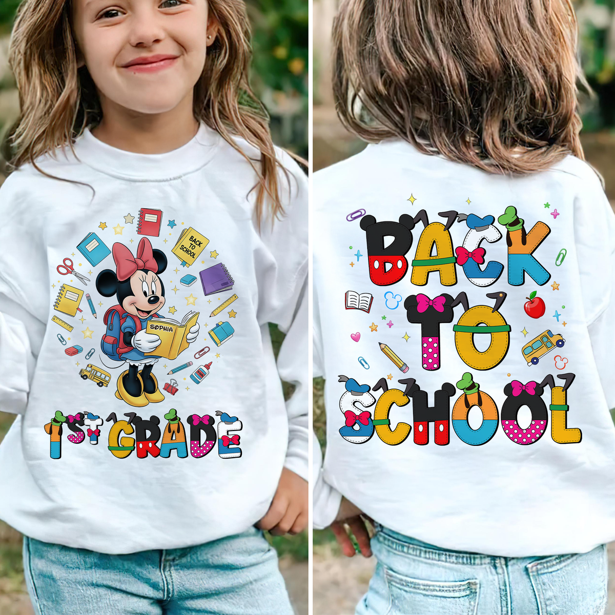 Back To School Kid Shirt - Personalized Gifts For Kid 03HUPU030725-Homacus