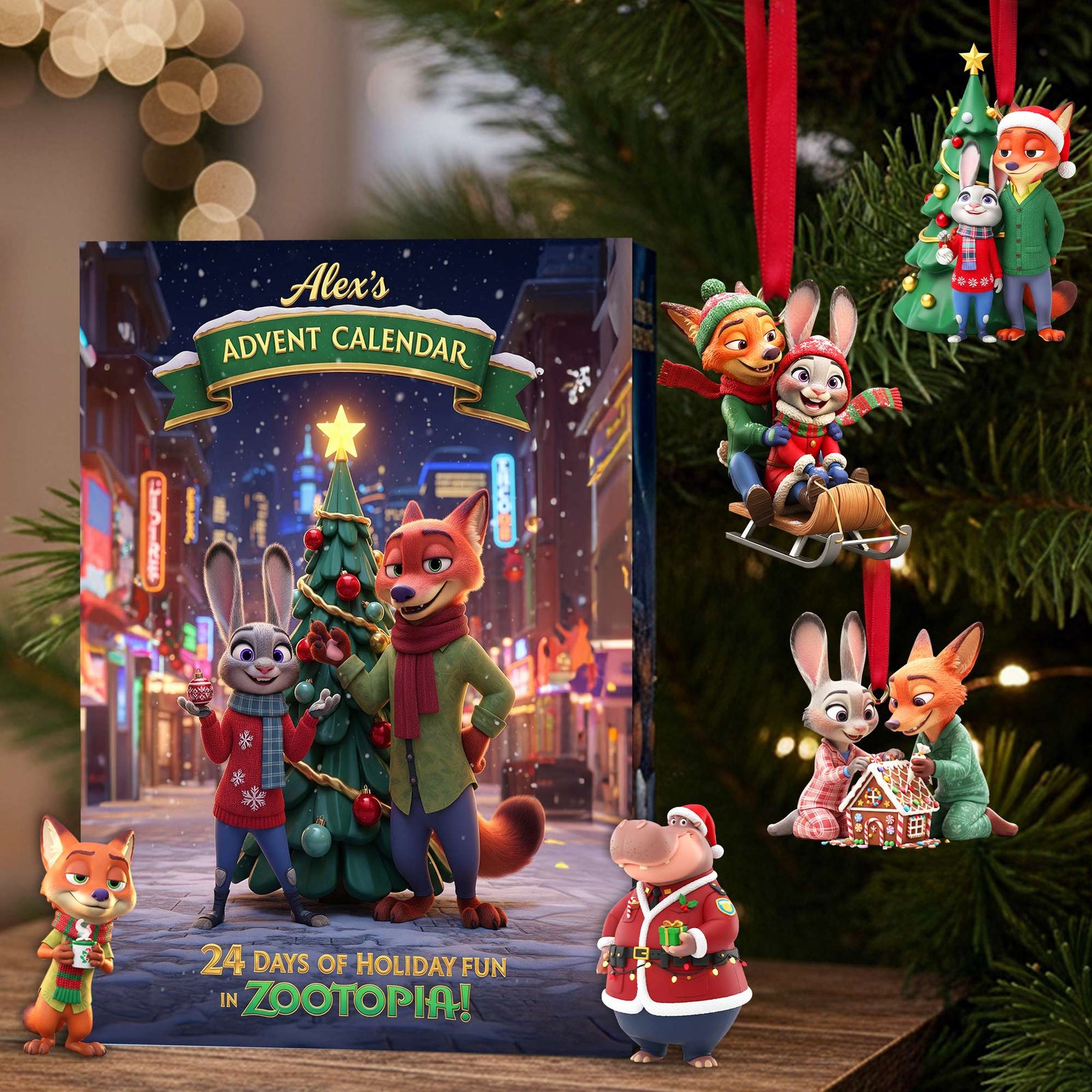 Holiday Fun Advent Calendar Blind Box - Personalized Gift For Christmas 02PGLU111125-Homacus