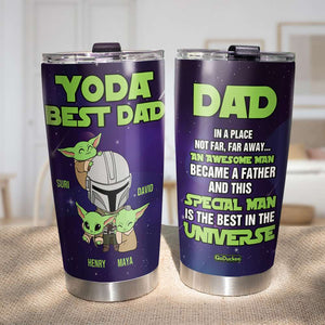 Personalized Gifts For Dad Tumbler Best Dad In The Universe 04QHHN020622-Homacus