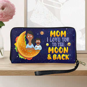 Personalized Gifts For Mom Twill Faux Leather Wallet 02kaqn070325hg-Homacus