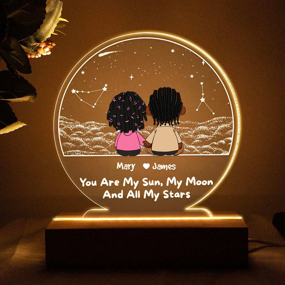 Personalized Gifts For Couple 3D LED Light 03OHDT071224HG-Homacus