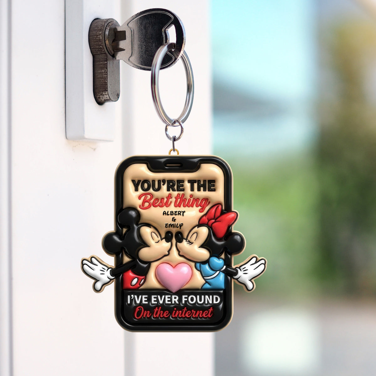 Romantic Couple Keychain – Personalized Gifts For Couple 06toqn060126-Homacus
